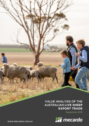 Value analysis of the Australian live sheep export trade