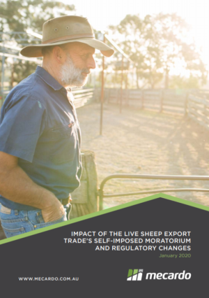 Impact of the live sheep export trade's self-imposed moratorium and regulatory changes
