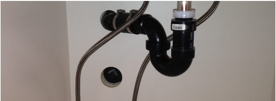 bahtroom p-trap plumbing