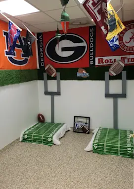 animal medical clinic football theme room