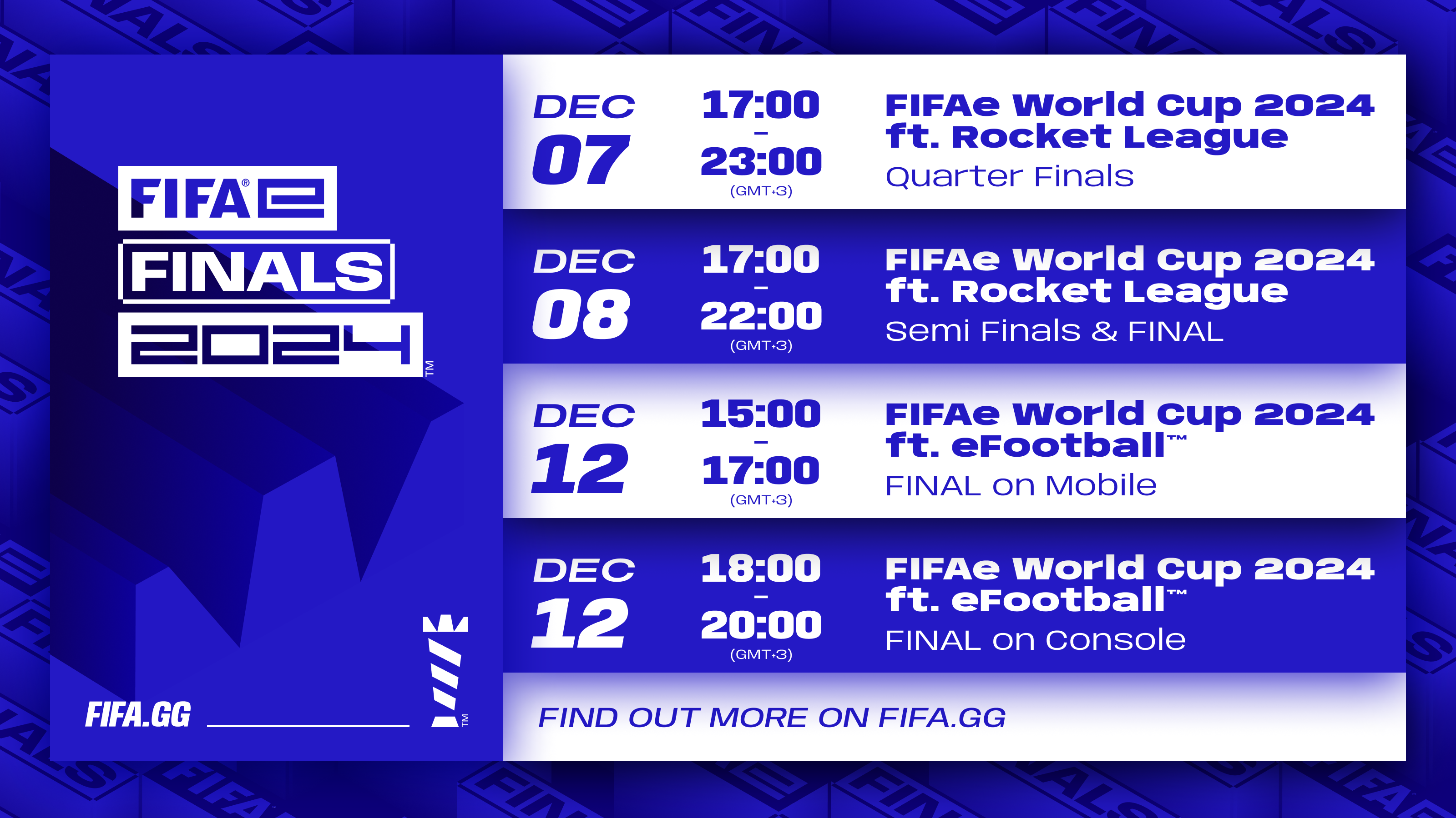 FIFAe Finals 2024 pre-registration dates