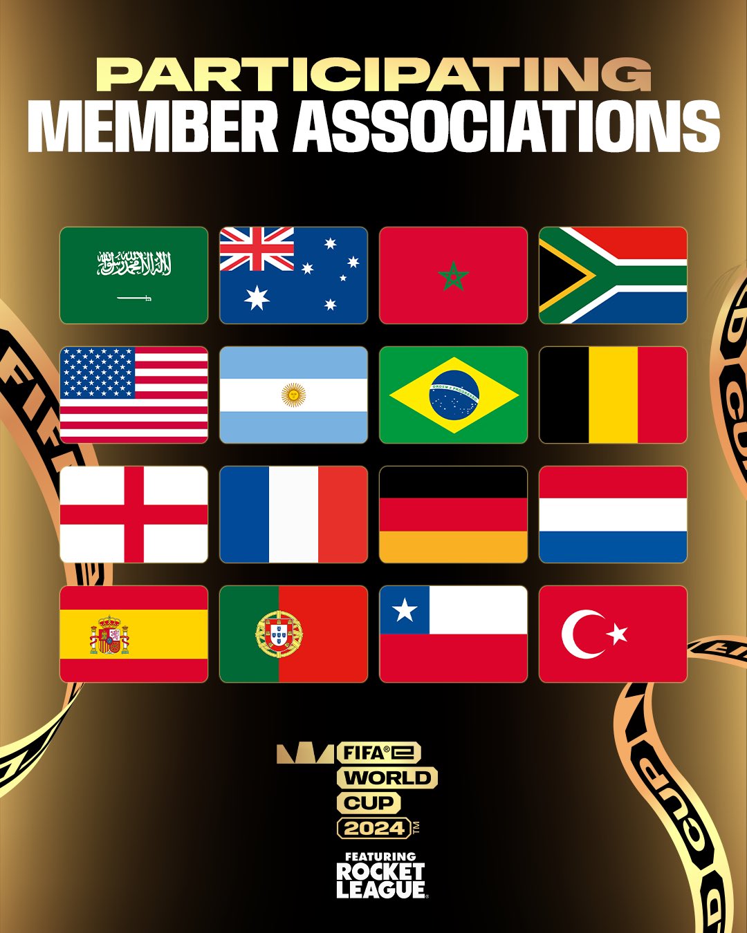 FeWC x RL 2024 Participating Nations