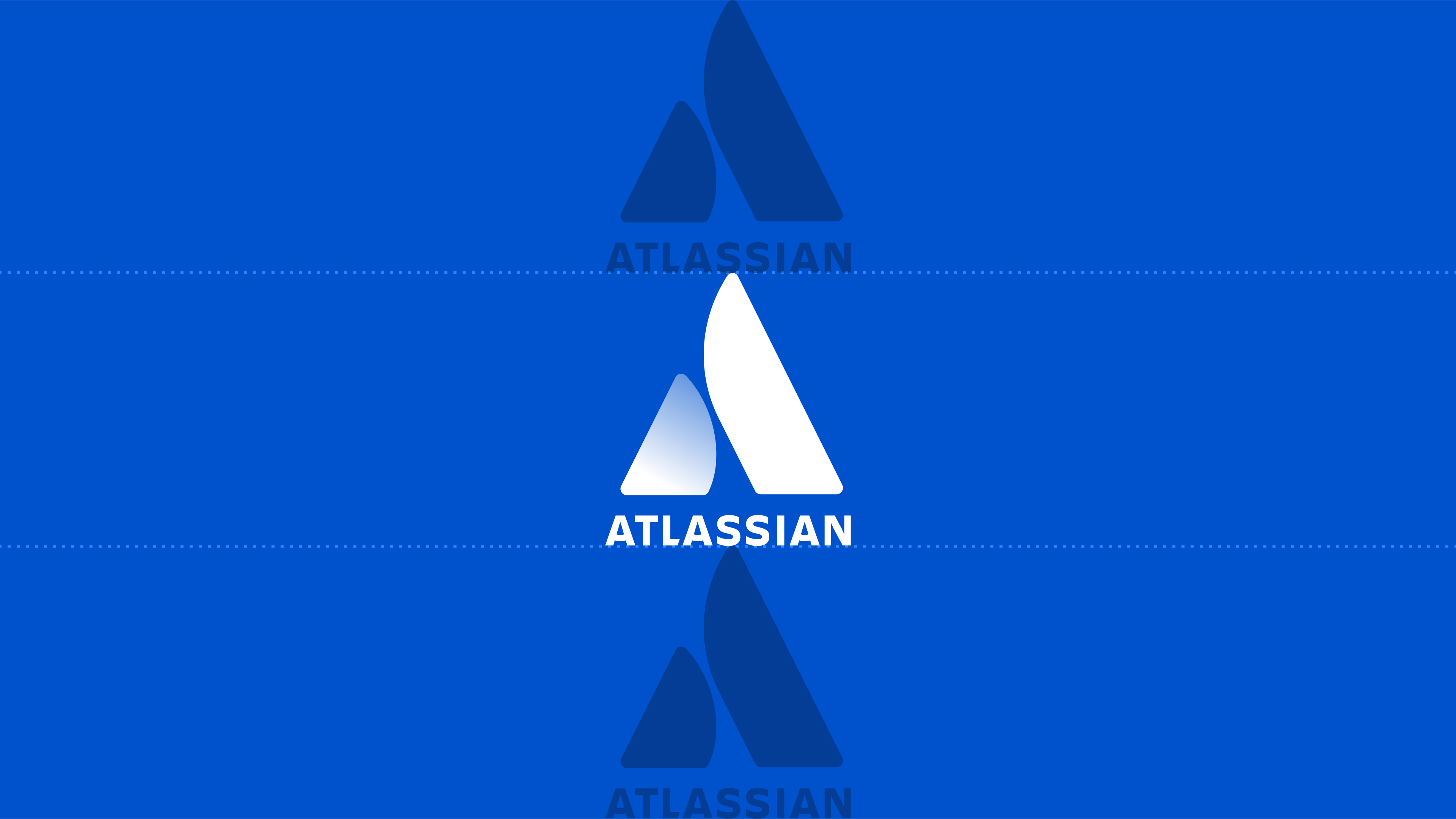Space around Atlassian icon logo. 
