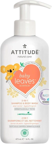 Attitude Baby Leaves 2 in 1 Shampoo Bodywash Orange