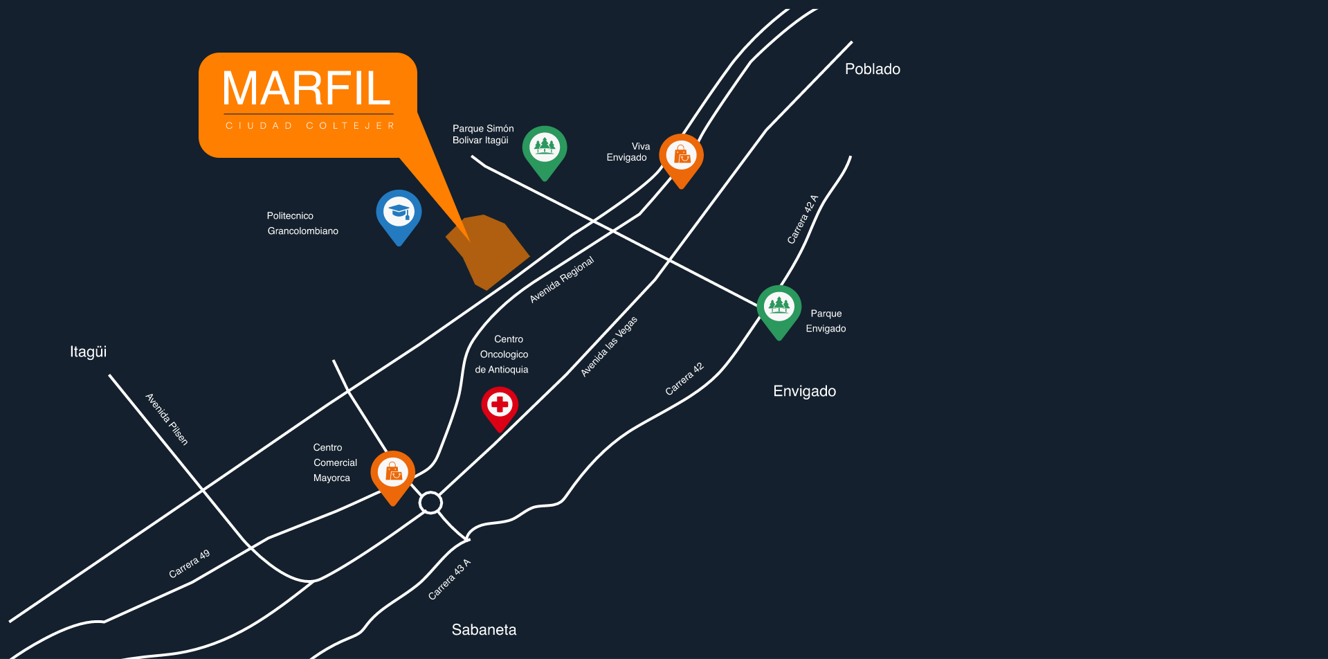 mapa marfil ayc