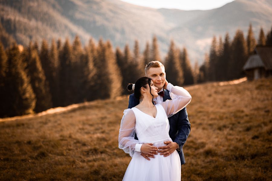Iwona i Grzegorz w Tatrach