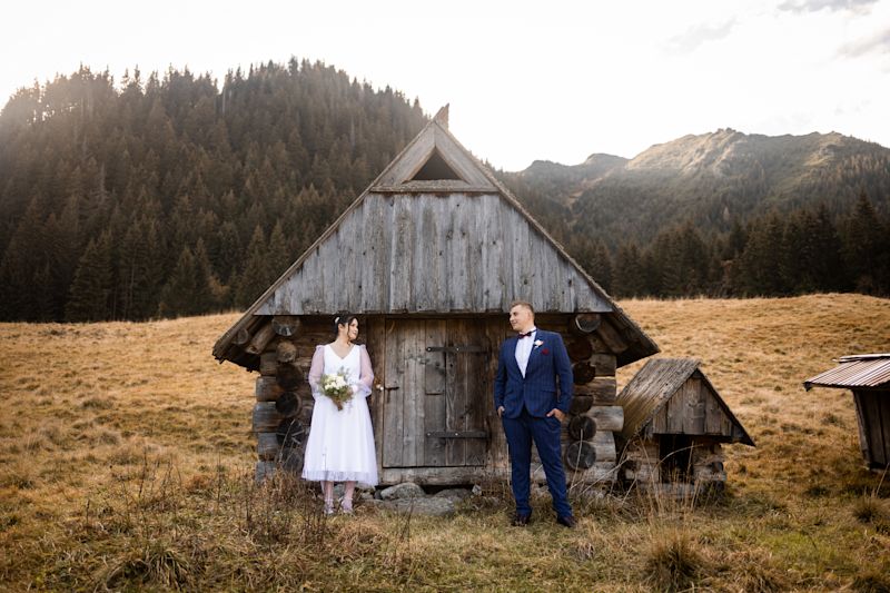 Iwona i Grzegorz w Tatrach