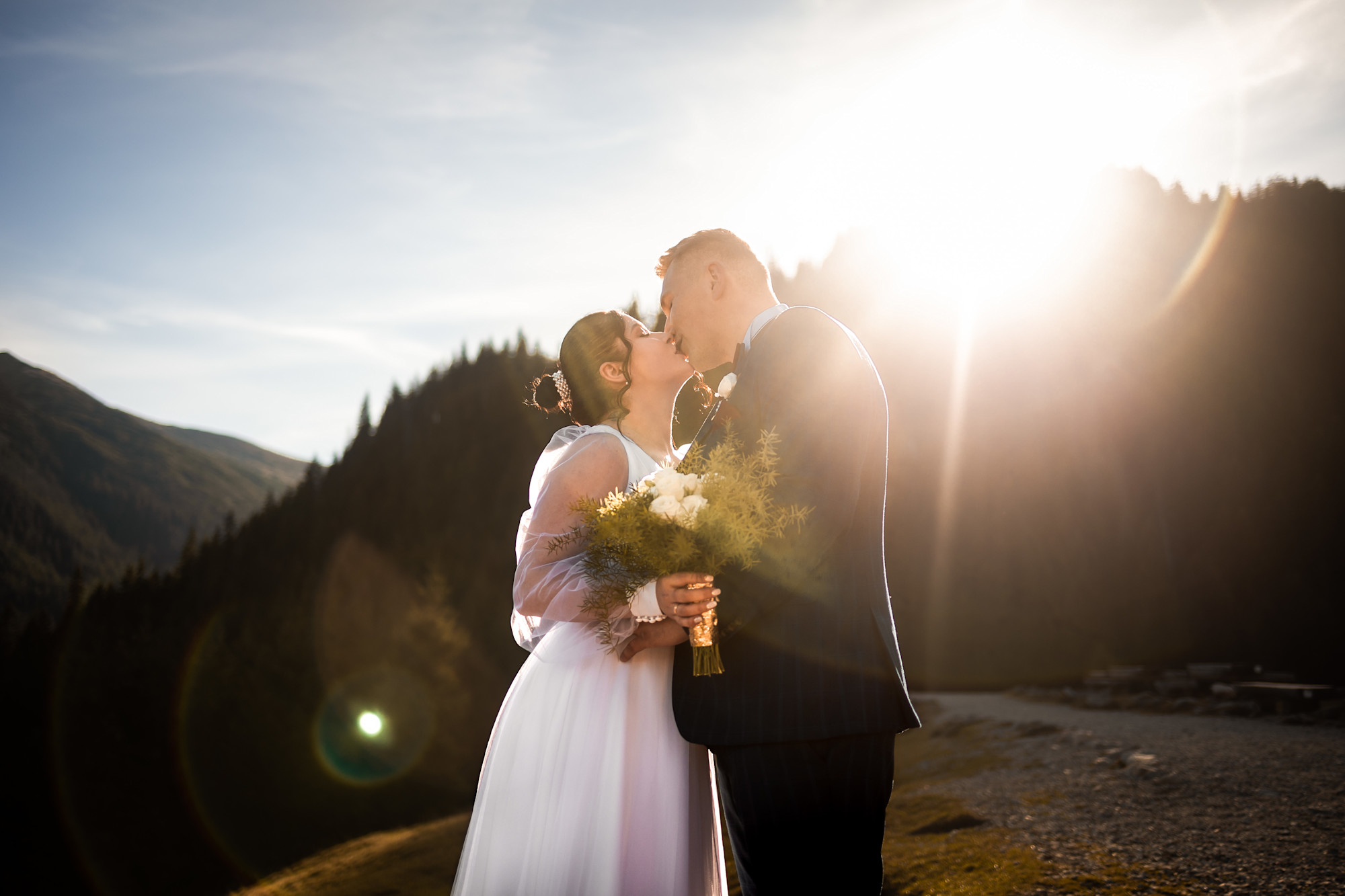 Iwona i Grzegorz w Tatrach