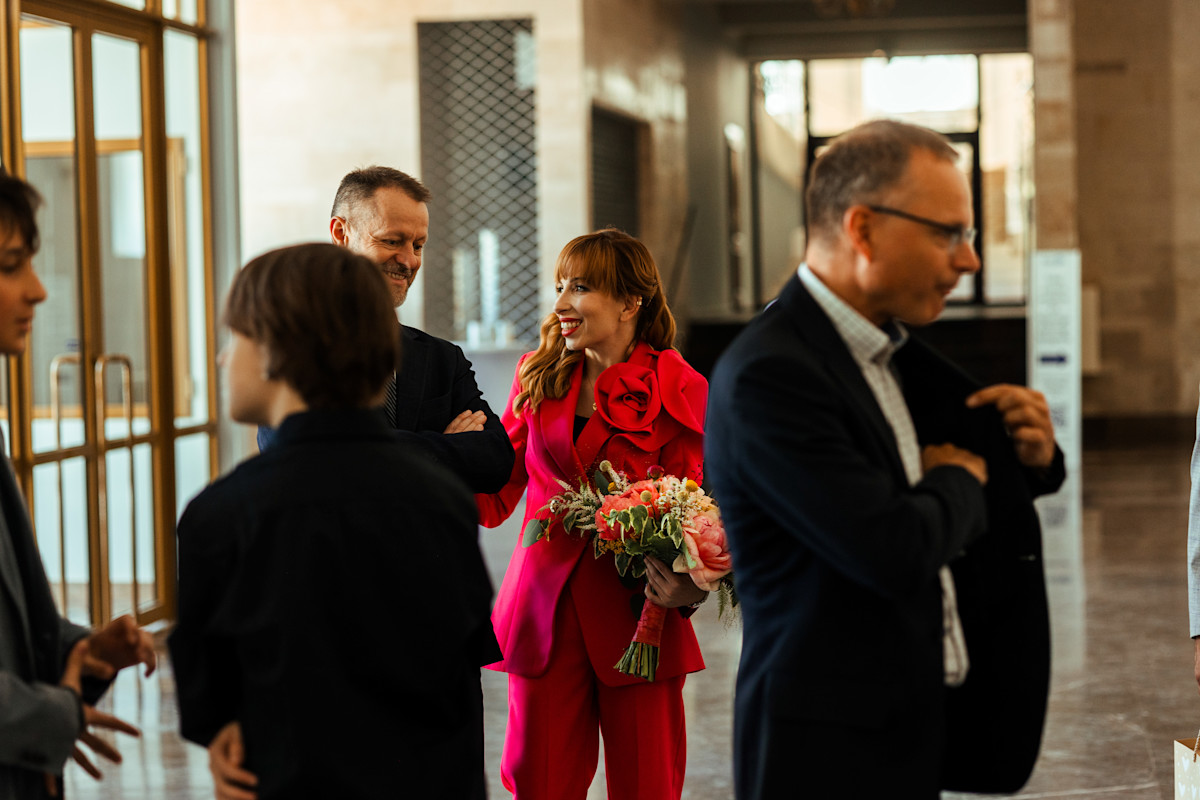 Ślub cywilny i sesja o zachodzie słońca