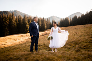 Iwona i Grzegorz w Tatrach