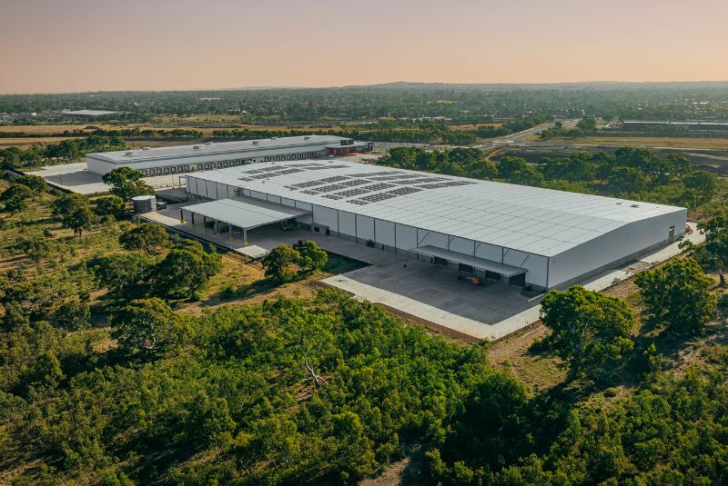 Goodman's business park in Callister Park in Craigieburn, west of Melbourne, is one of the dozen industrial assets in the portfolio deal. (Main Image Source: Melissa Key, Charlotte Business Journal.)