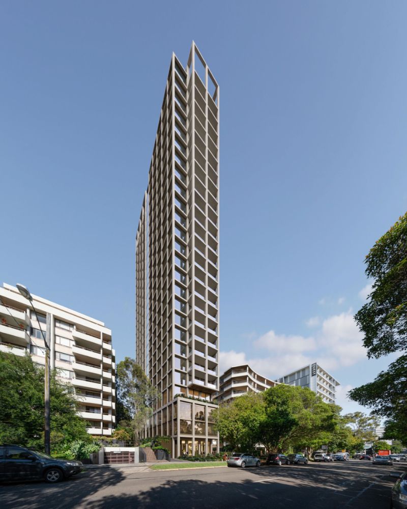 Will Capital's proposed 26-storey slender tower in Chatswood.  The court ruled in the developer's favour.