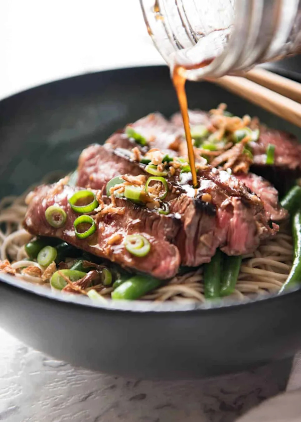 beef soba noodles