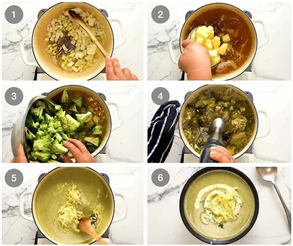 broccoli and potato soup