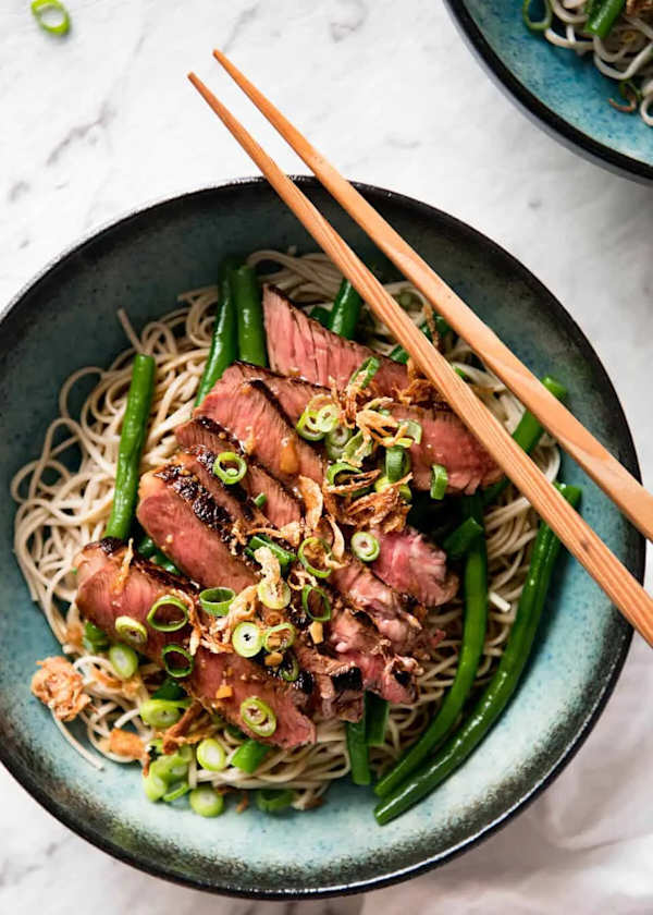 beef soba noodles