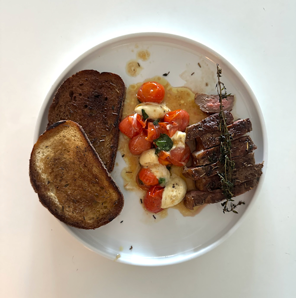 summer steak caprese
