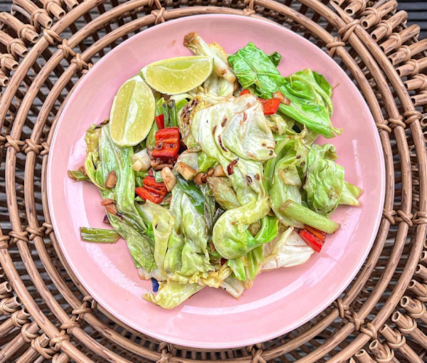 garry’s stir-fried cabbage