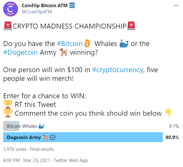 crypto madness twitter poll