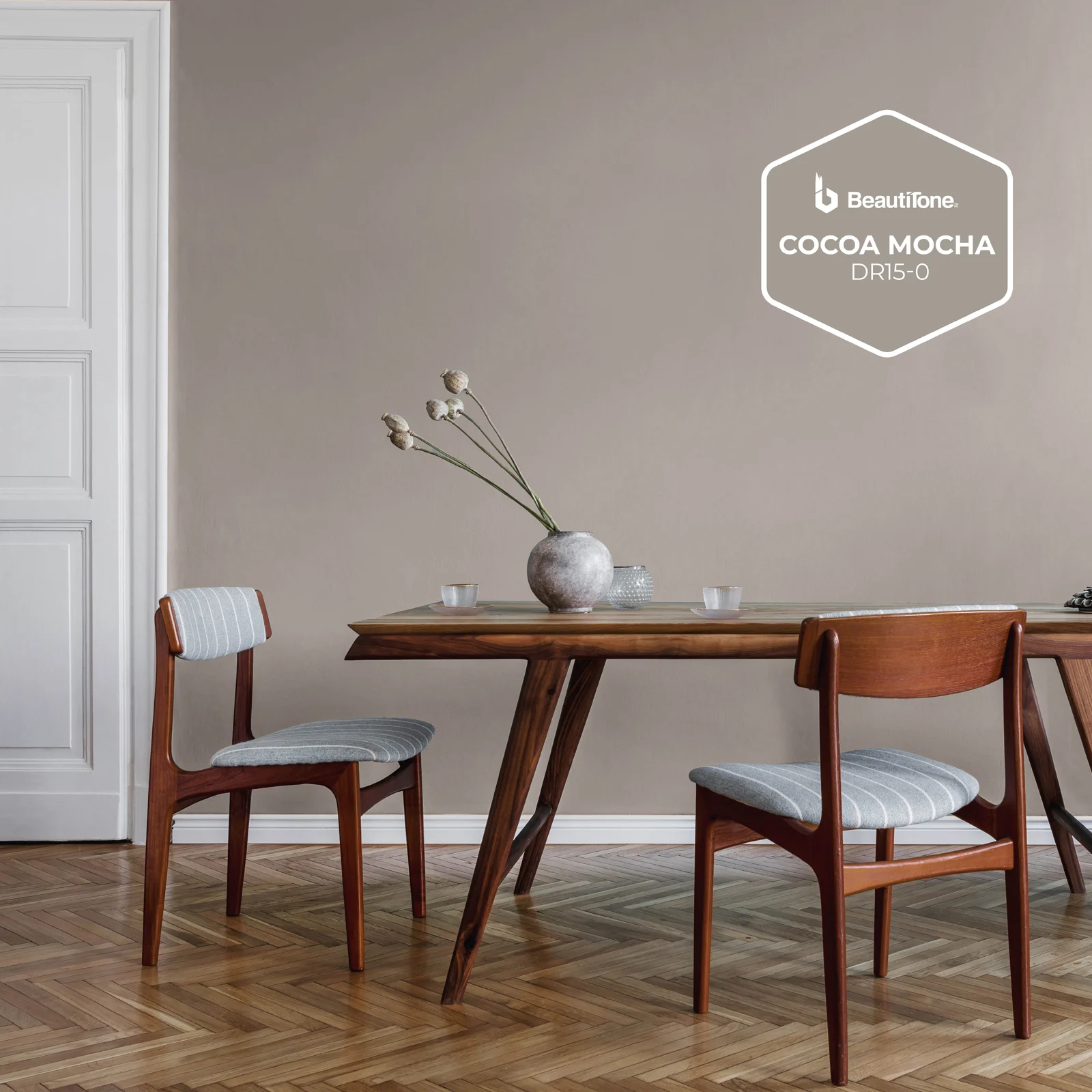 Light taupe wall colour