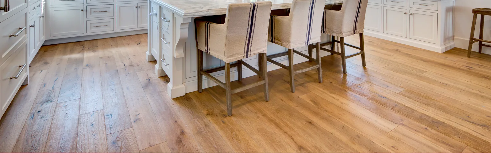 A stained floor