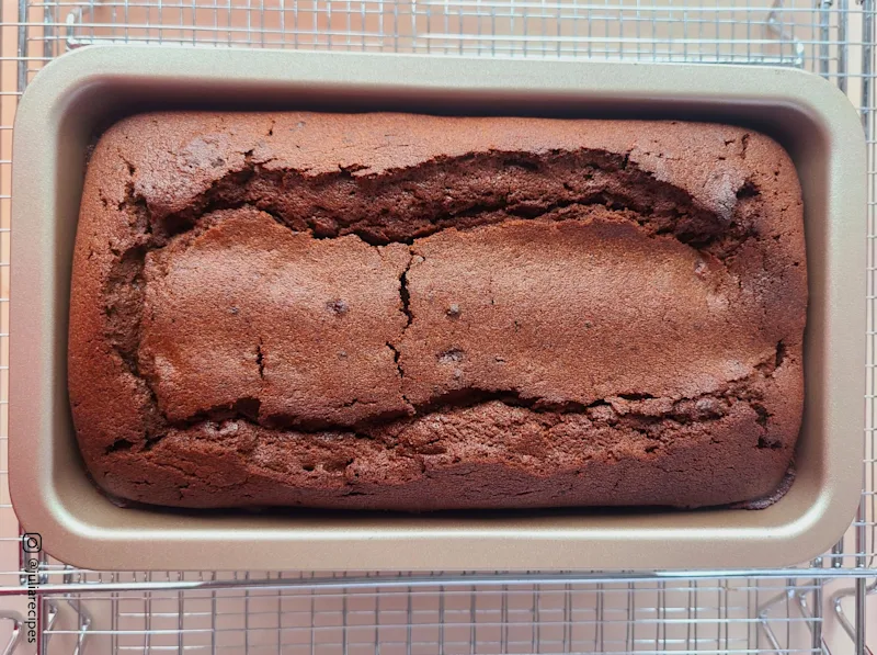 Bake the cake for 50 minutes