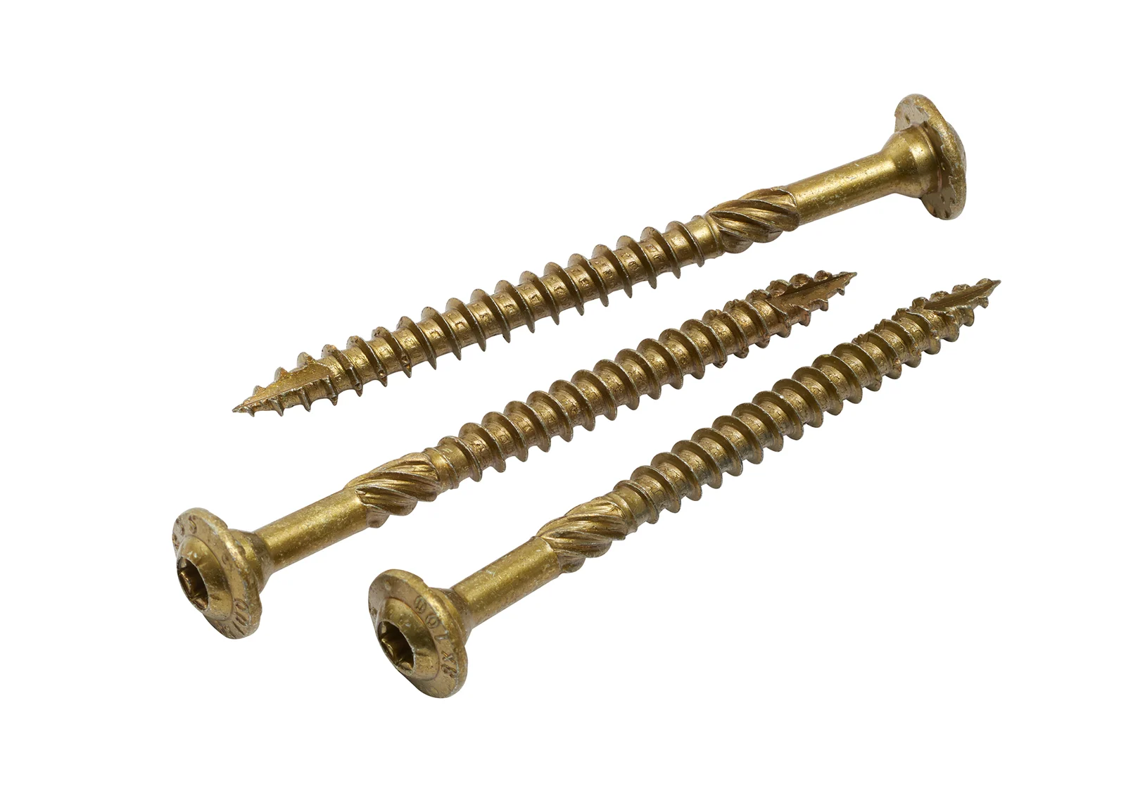 Structural wood screws