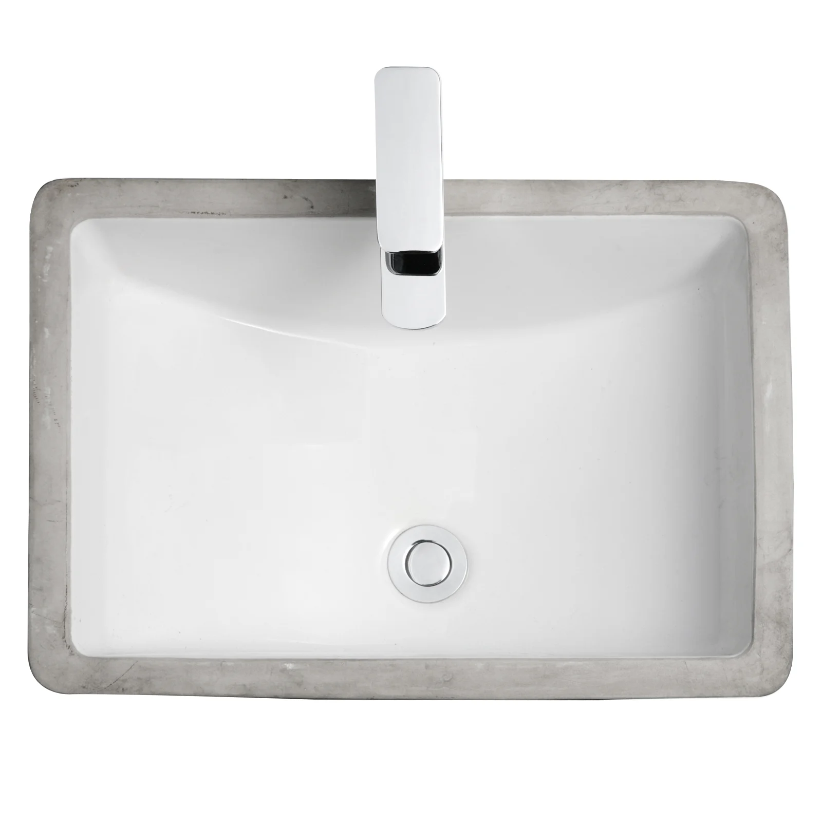 An undermount sink