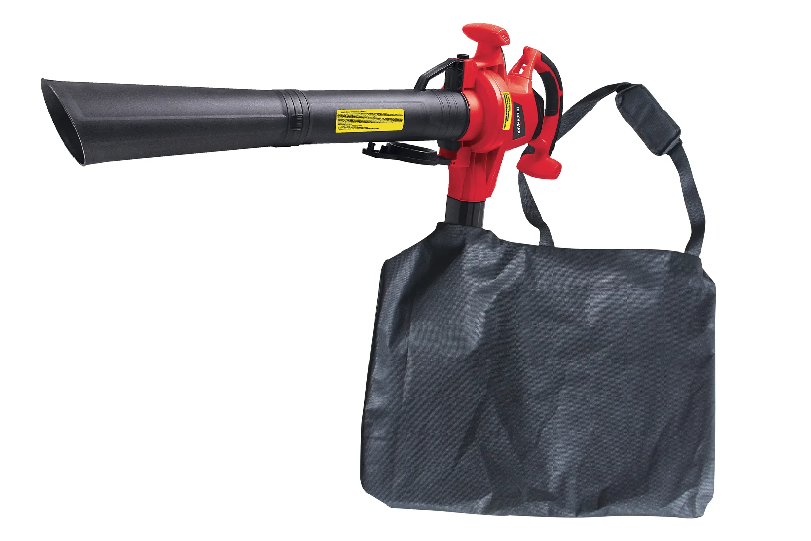 Un souffleur à feuilles avec sac