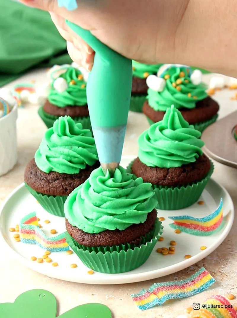 Add cupcake icing
