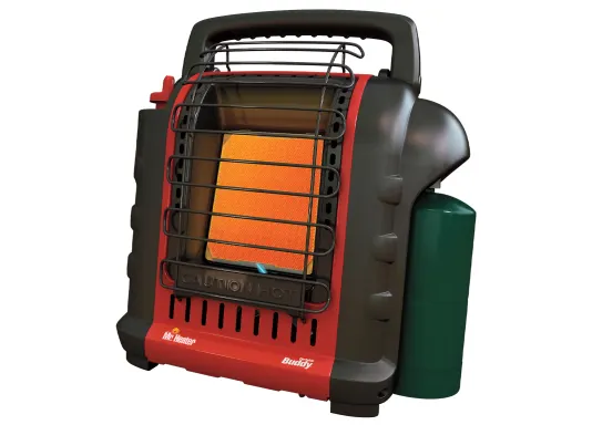 A propane tank heater