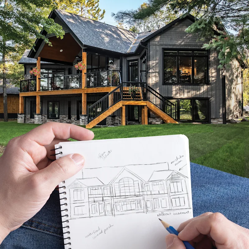 Sketch of a home