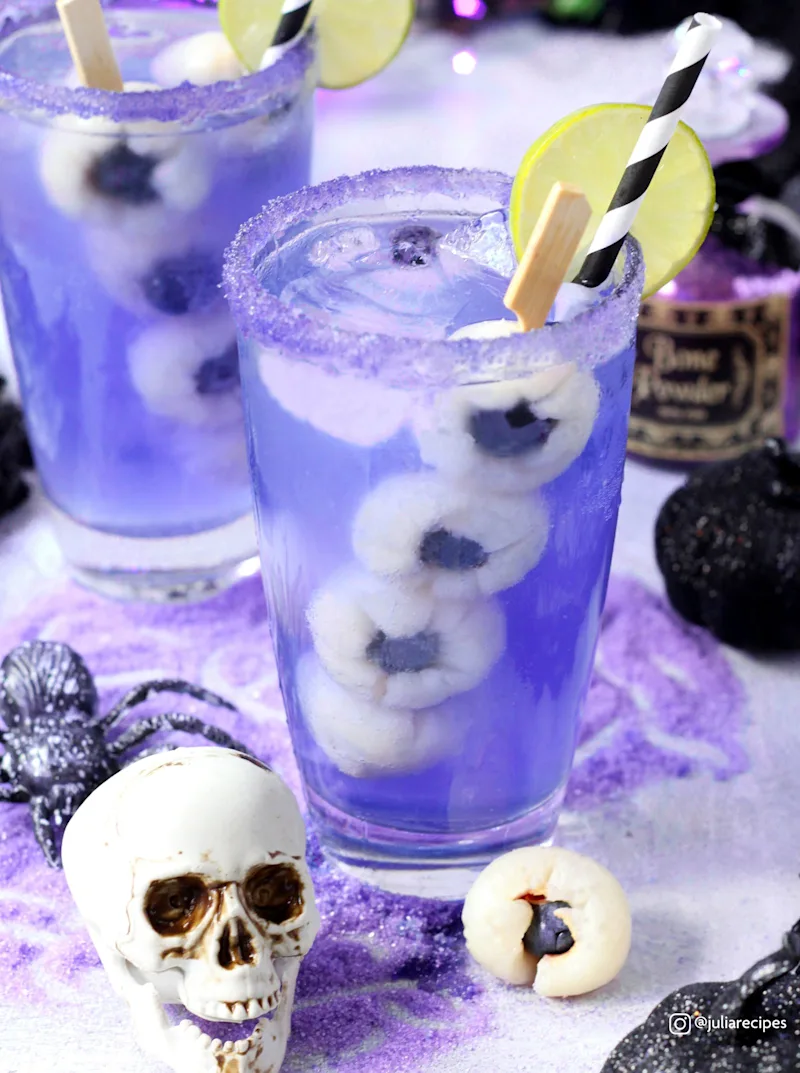 The “Witch’s Eyeballs Halloween Mocktail”