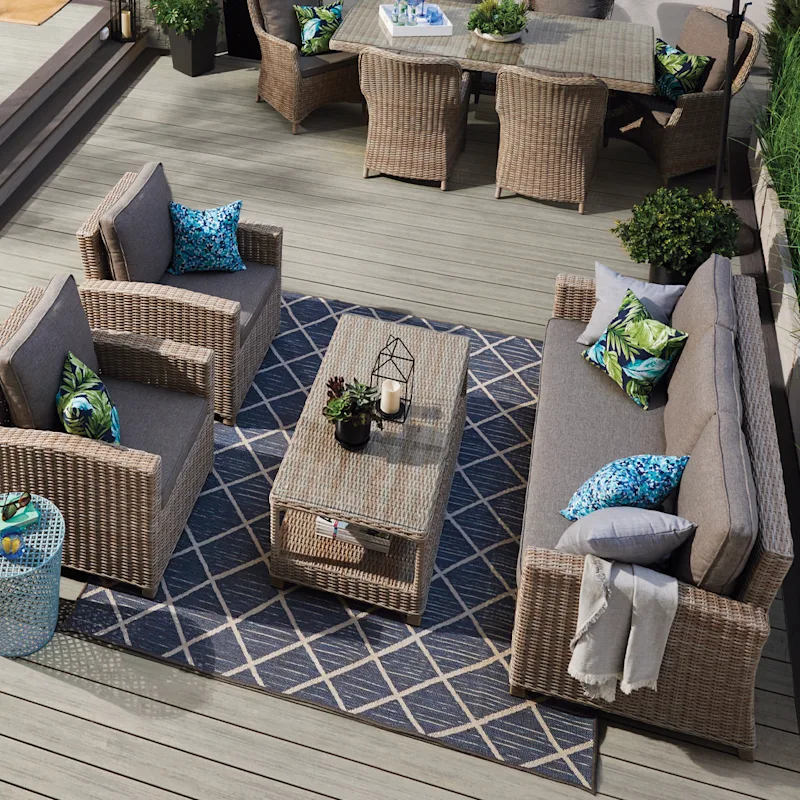 Fabric patio furniture