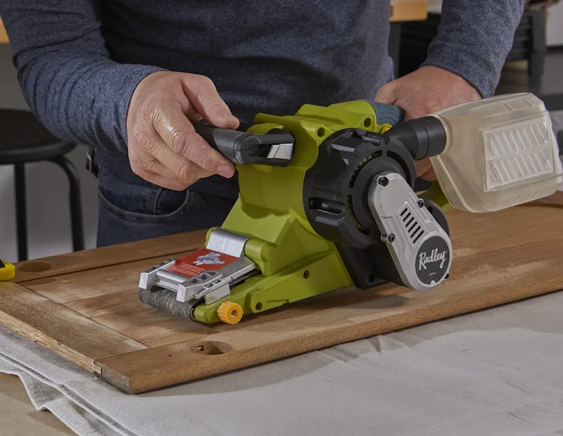 A belt sander