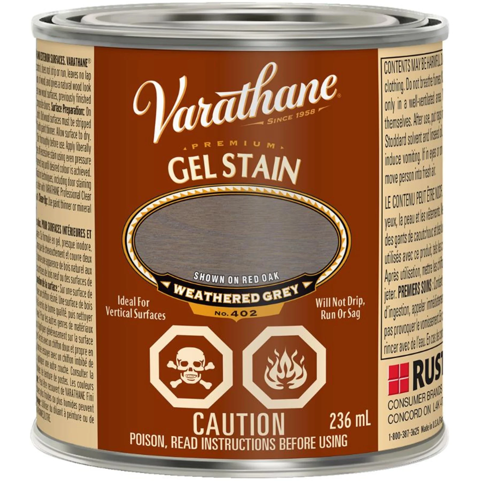 A gel stain
