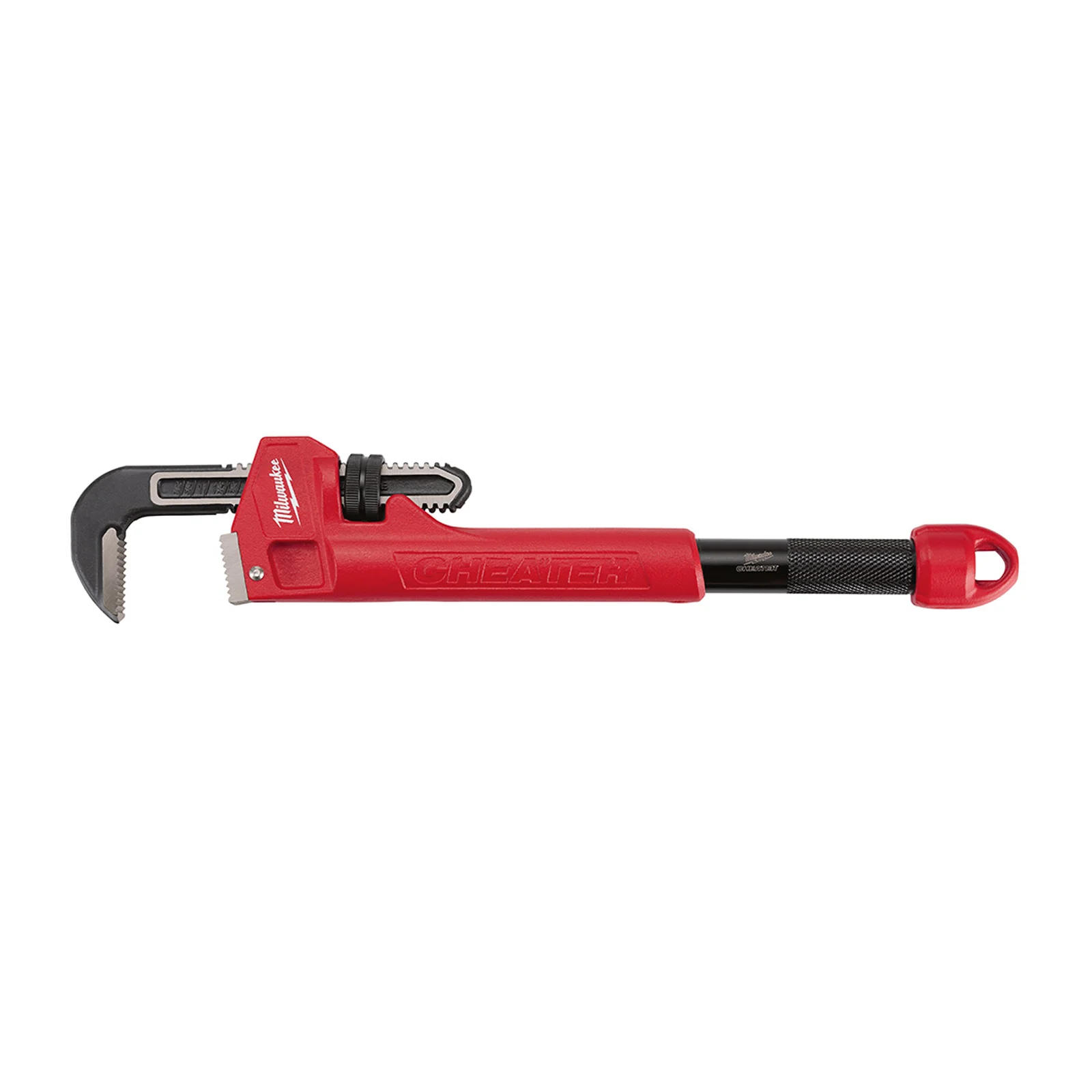 A pipe wrench