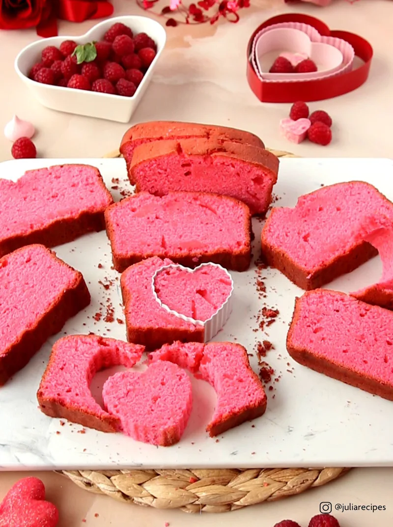 Cut out the pink hearts