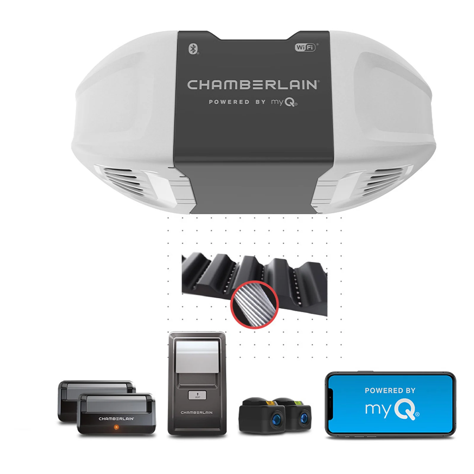 A Belt Drive Garage Opener