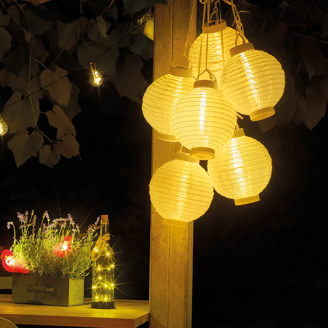 Lanterns.