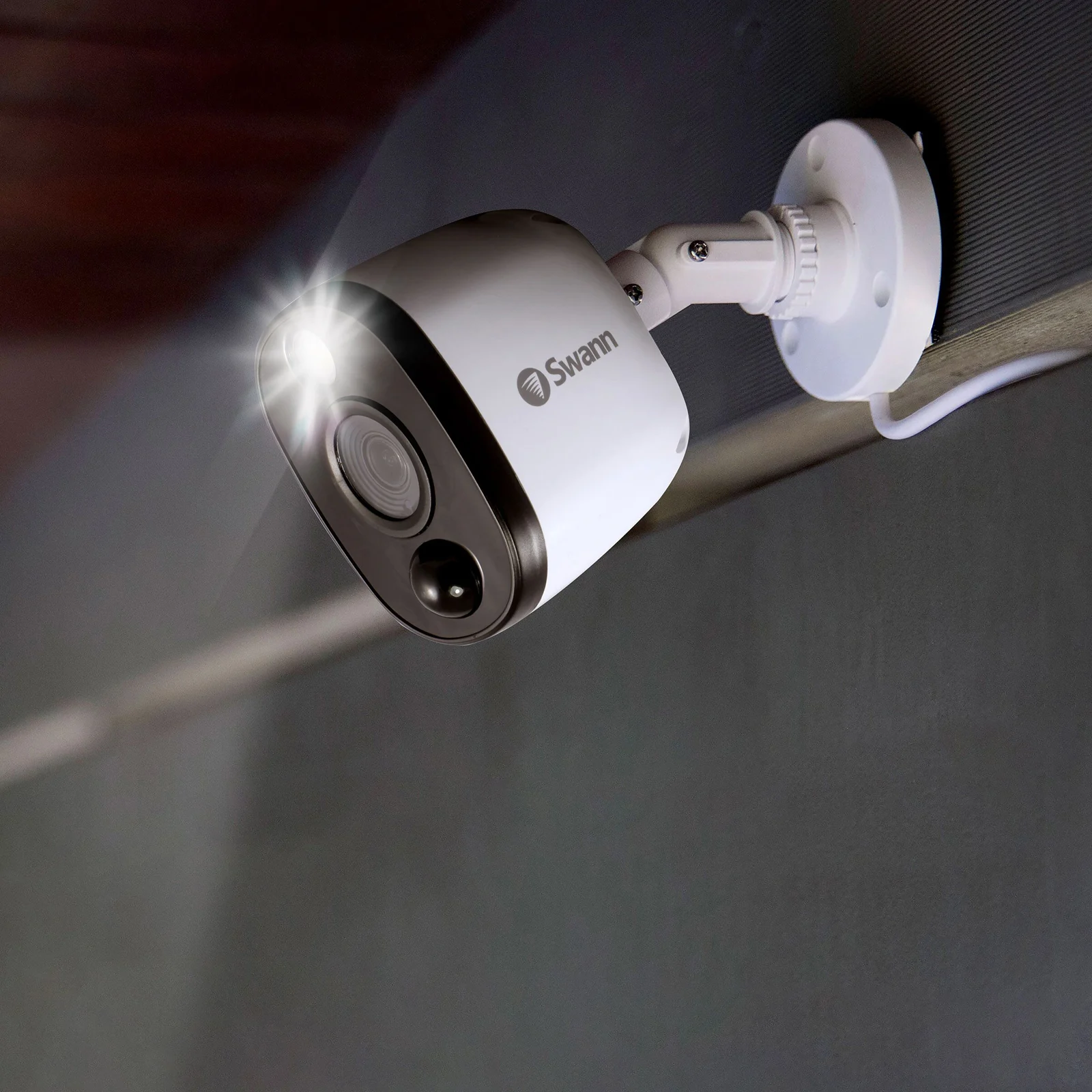 A camera recording at night