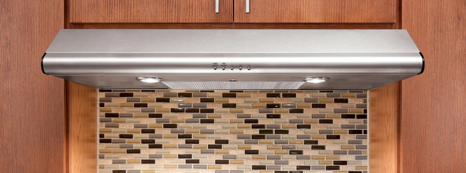 An under cabinet range hoods