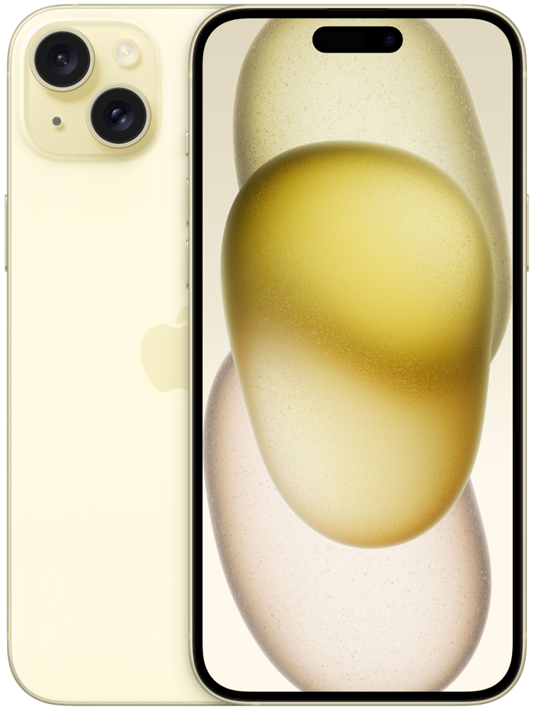 Apple iPhone 15 plus yellow 2