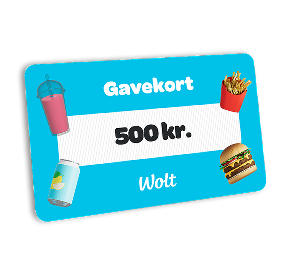 Wolt Gavekort 500 kr img