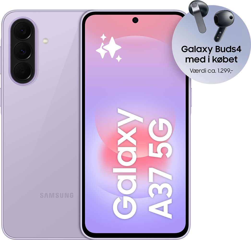 Samsung Galaxy A37 5G awesome lavender 1 bundle