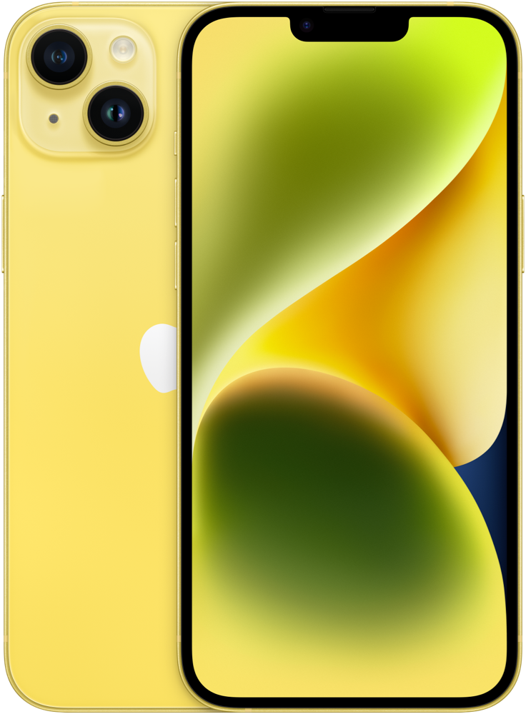 Apple iPhone Plus Yellow 1