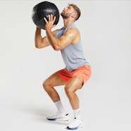 Wall Ball Exercise Benefits And How To Do Them Properly Gymshark Central Wall Ball Exercise Benefits And How To Do Them Properly Gymshark Central