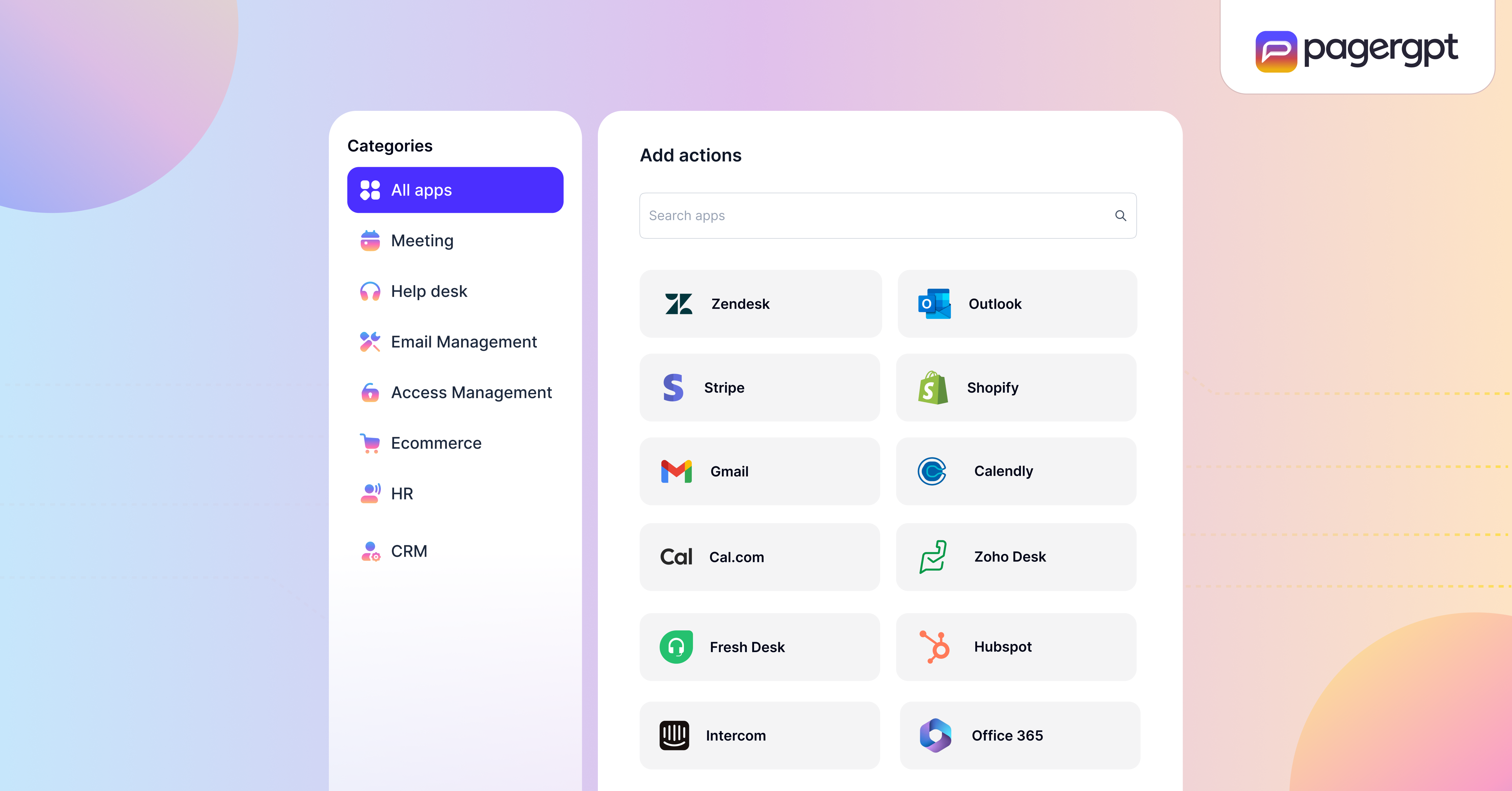 Connect with Apps