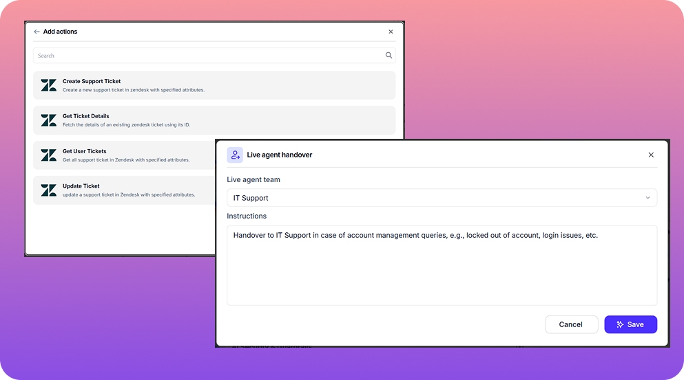 Escalation to Live Agent