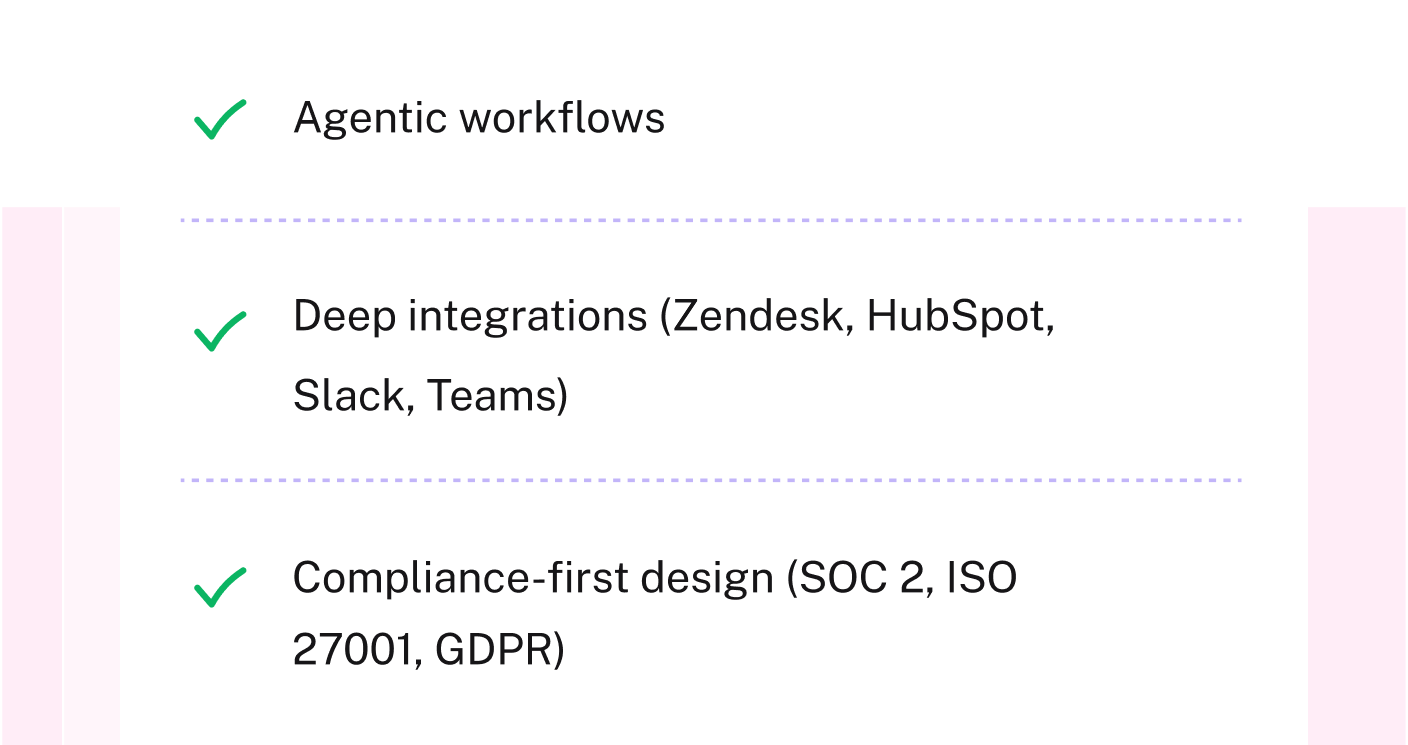 See how agentic workflows, multimodal AI, and deep integrations work in real AI chatbots.