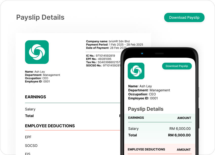 Screenshot 3 for app BrioHR